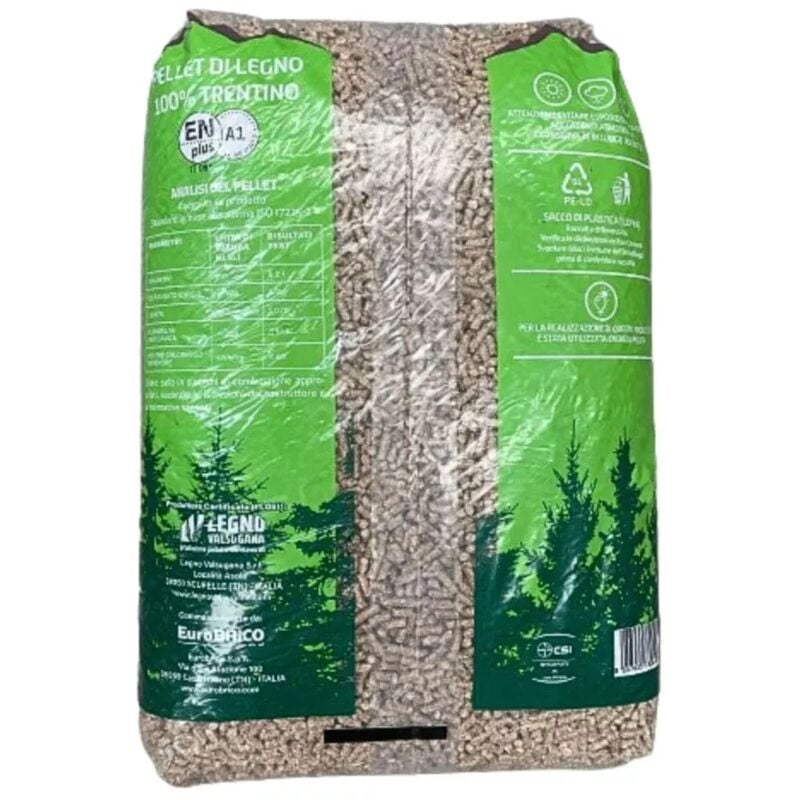 Bancale 70 sacchi pellet in legno di abete da 15 kg certificato - immagine 2