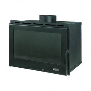 Camino a legna caminetto in acciaio