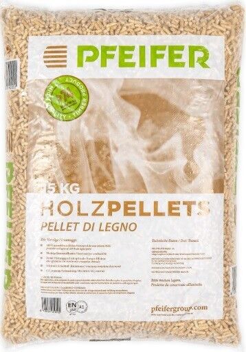 Pellet Pfeifer holzpellets bancale 70 sacchi da 15 Kg